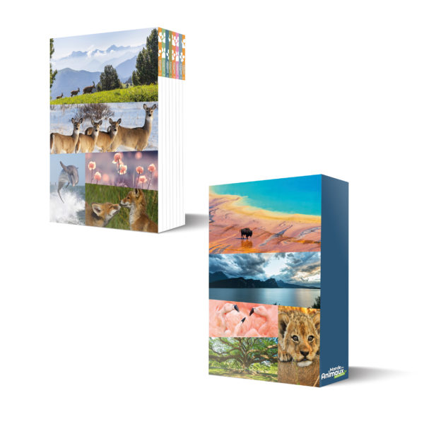 Le Monde des Animaux - Abonnement 1 an - 4 n° + Le coffret reliures Le monde des animaux