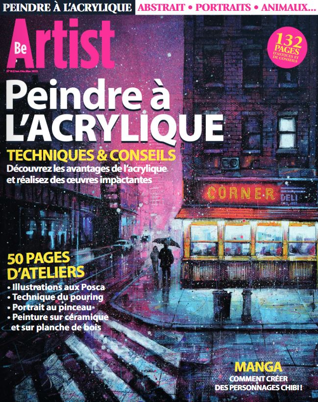 couv peindre à l'acrylique