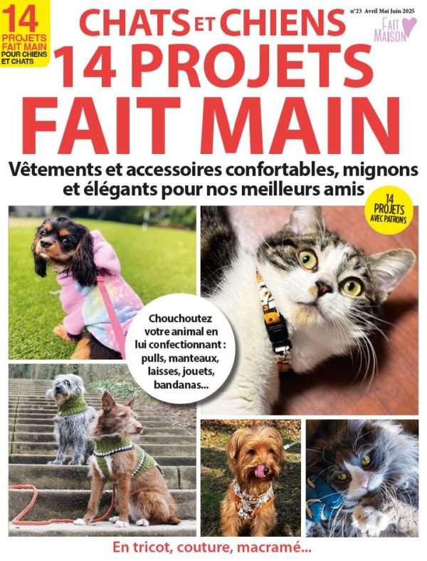 Projet fait main pour chats et chiens