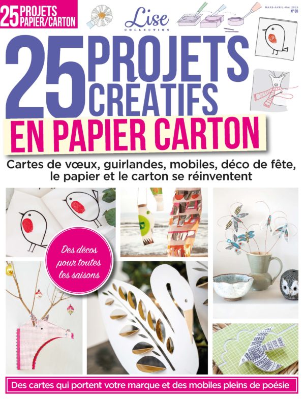 Projets créatifs en papier carton