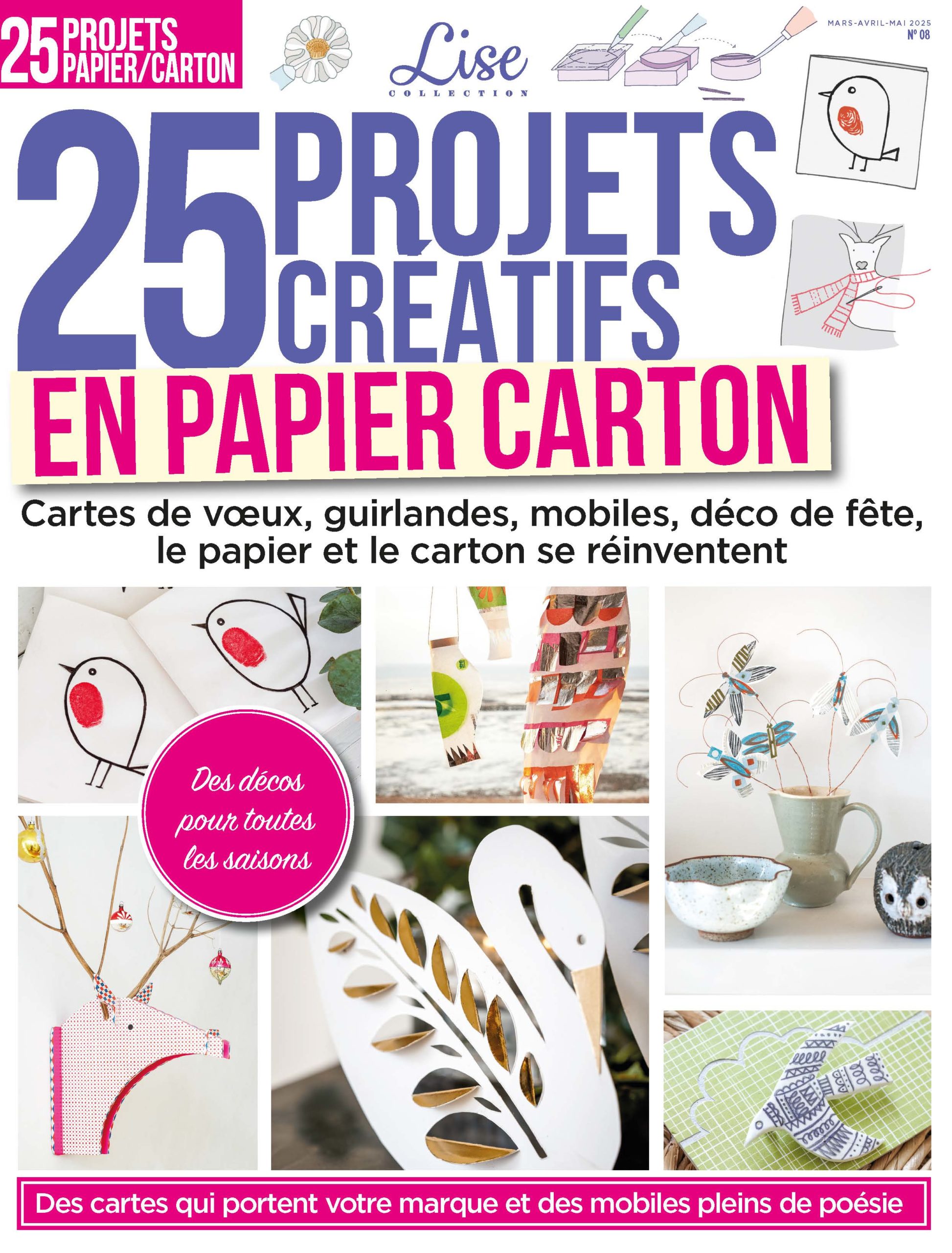 Projets créatifs en papier carton
