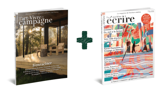 l'art de vivre à la campagne + la machine à écrire