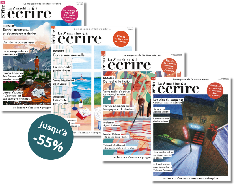 La machine à écrire offre abo