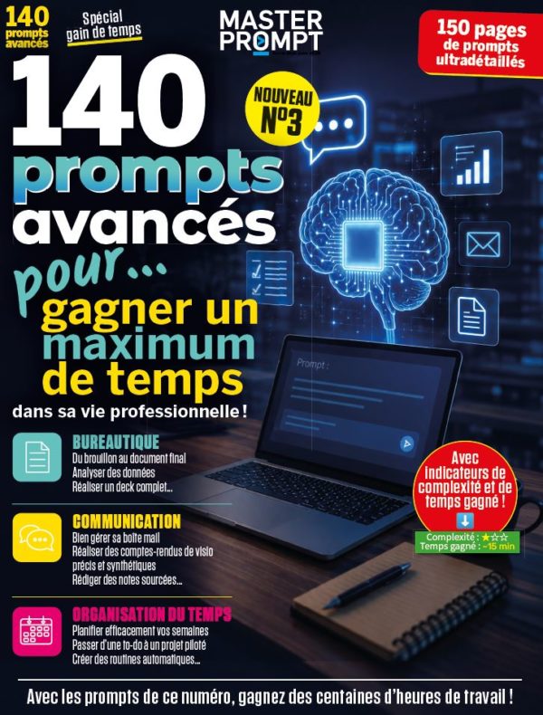140 prompts avancés pour gagner un maximum de temps