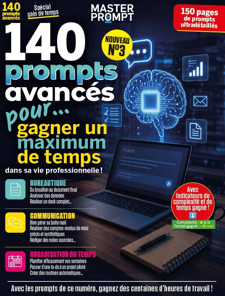 140 prompts avancés pour gagner un maximum de temps